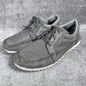 Twisted X Casual Shoes Mens 9.5 M Gray Zero-X Nylon Lace Up MZX0007